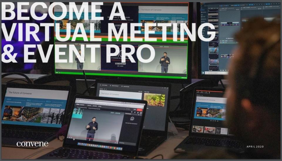 Become a virtual meeting & Event Pro