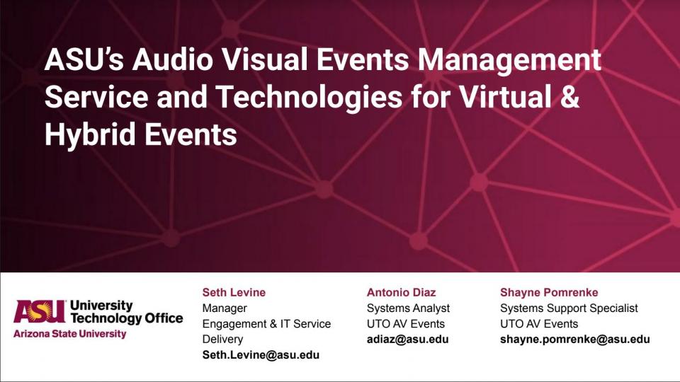 Seth Presentation slide